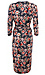 Printed Faux Wrap Dress Thumb 2