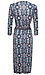 Printed Faux Wrap Dress Thumb 2