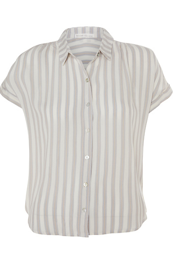 Striped Button Down Slide 1