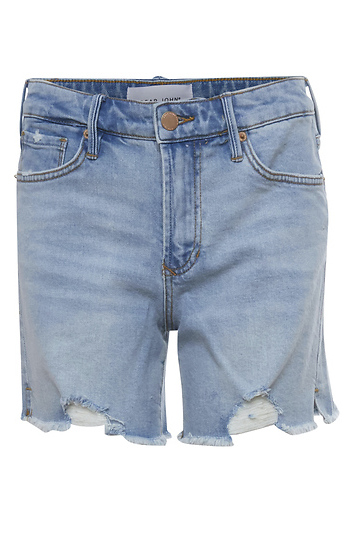 Dear John Raw Hem Denim Short Slide 1