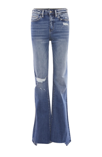 High Rise Flare Jean Slide 1