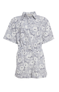 BCBGeneration Floral Romper Slide 1