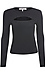 BCBGeneration Knit Cut Out Top Thumb 1