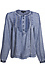 Velvet Heart Half Placket Blouse Thumb 1