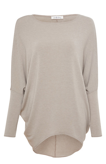 French Terry Dolman Sleeve Top Slide 1
