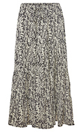 Tiered Midi Skirt