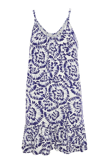 Sleeveless Printed Flowy Dress Slide 1