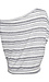 One Shoulder Striped Top Thumb 2