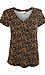 V-Neck Leopard Top Thumb 1