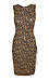 Ruched Bodycon Printed Dress Thumb 1