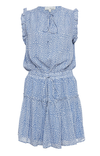 Sleeveless Printed Dress Slide 1