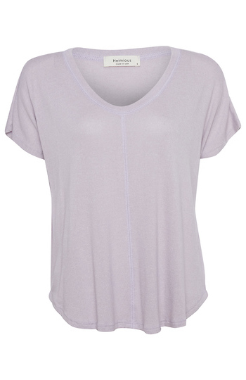 V-Scoop Short Sleeve Knit Top Slide 1