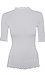 Mock Neck Short Sleeve Knit Top Thumb 1