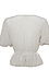 Short Sleeve Elastic Waist Textured Top Thumb 2