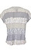 Mixed Print Tie Front Top Thumb 2