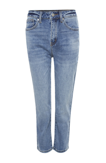 Ceros Cropped Slim Straight Jean Slide 1