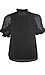 Swiss Dot Ruffled Detail Top Thumb 1