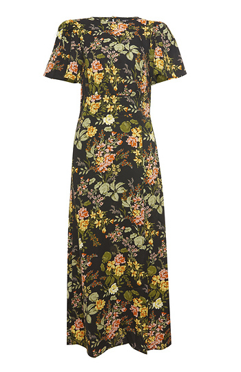 Floral Midi Dress Slide 1