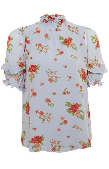Floral Printed Top Slide 1