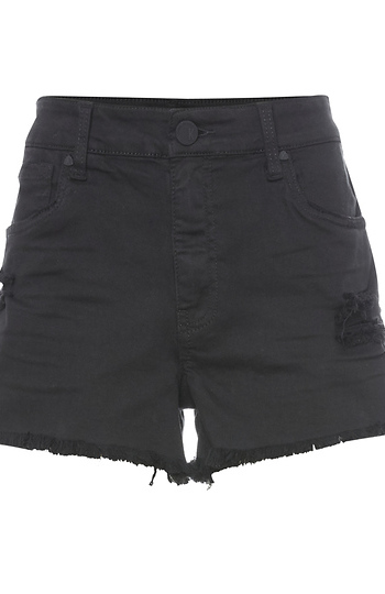 KUT from the Kloth High Rise Frayed Hem Short Slide 1