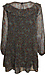 Long Sleeve Printed Chiffon Dress Thumb 2