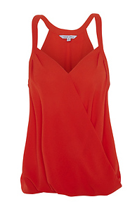 Surplice Halter Style Blouse Slide 1