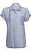 Button Front Top with Rolled Sleeves Thumb 1