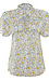 Tie Neck Short Sleeve Top Thumb 1