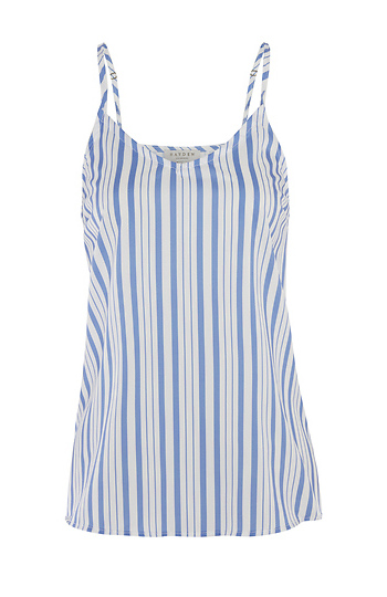 Striped V-Neck Tank Slide 1