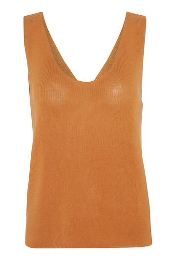 V-Neck Knit Tank Slide 1