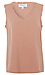 V-Neck Sleeveless Frayed Top Thumb 1