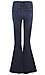 Sneak Peek High Rise Flare with Knee Distress Thumb 2