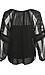 Long Sleeve Split Neck Blouse Thumb 2
