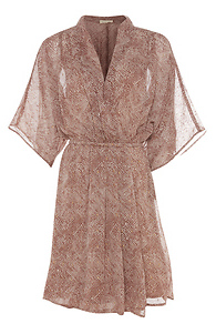 3/4 Sleeve Printed Dress Slide 1