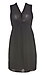 V-Neck Pleated Dress Thumb 1
