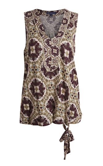 Democracy Sleeveless Knit Top Slide 1