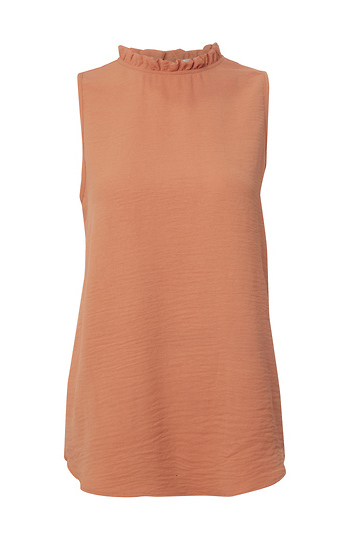 Mock Neck Sleeveless Top Slide 1