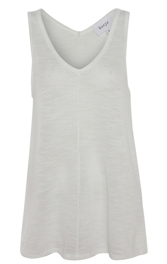 Slub V-Neck Tank Slide 1