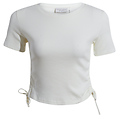 Ruched Side Short Sleeve Top