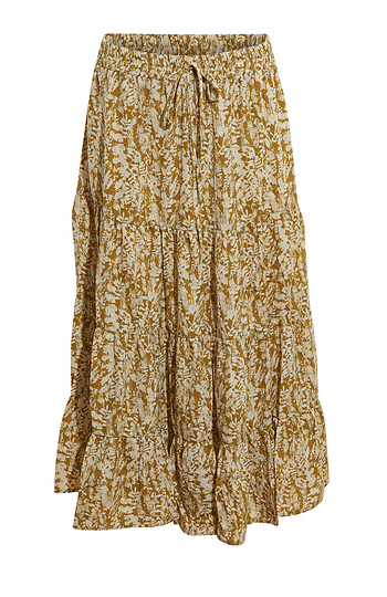 Tiered Midi Skirt Slide 1