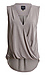 Sleeveless Surplice Top Thumb 1