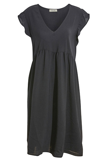 Ruffle Sleeve Dress With Pockets Slide 1