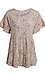 Printed Tiered Babydoll Top Thumb 1