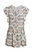 Printed Flutter Sleeve Babydoll Top Thumb 1