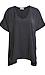 V-Neck Drop Shoulder Oversize Top Thumb 1