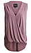 Sleeveless Surplice Top Thumb 1