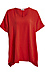 V-Neck Drop Shoulder Oversize Top Thumb 1
