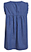 Washed Light Denim Fray Detailed Top Thumb 2