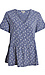 Floral Printed Surplice Top Thumb 1