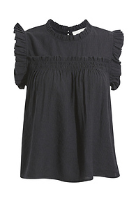 Ruffled Sleeveless Top Slide 1